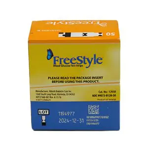 A box of freestyle condoms